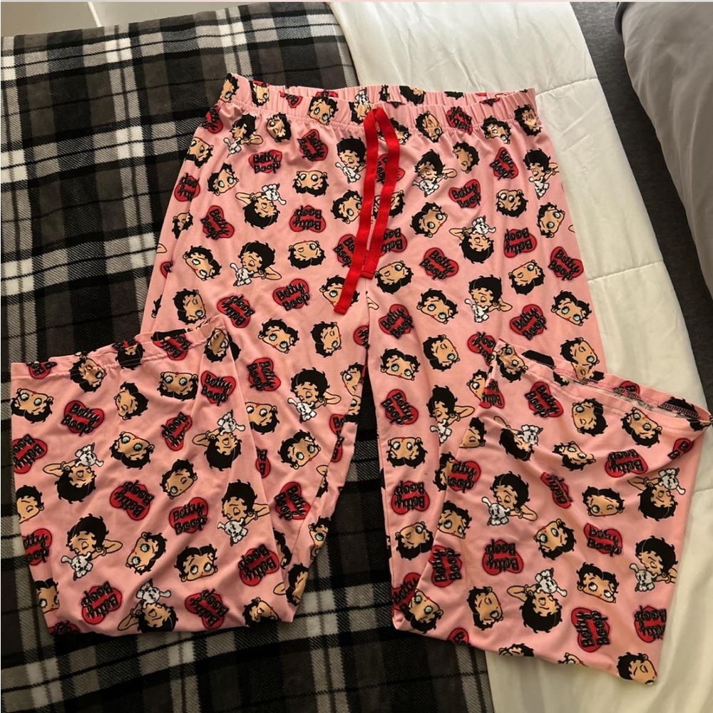 Pink Betty boop pj pants